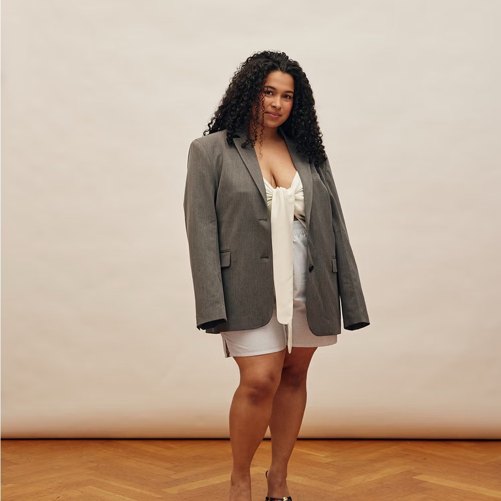 NEVER WORN Djerf Ave Forever Gray Blazer